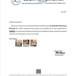 Louis Vuitton Muria Mahina Grey - authenticated